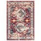 Safavieh Riviera RIV157 7"9" x 10" Red and Blue Area Rug, , large