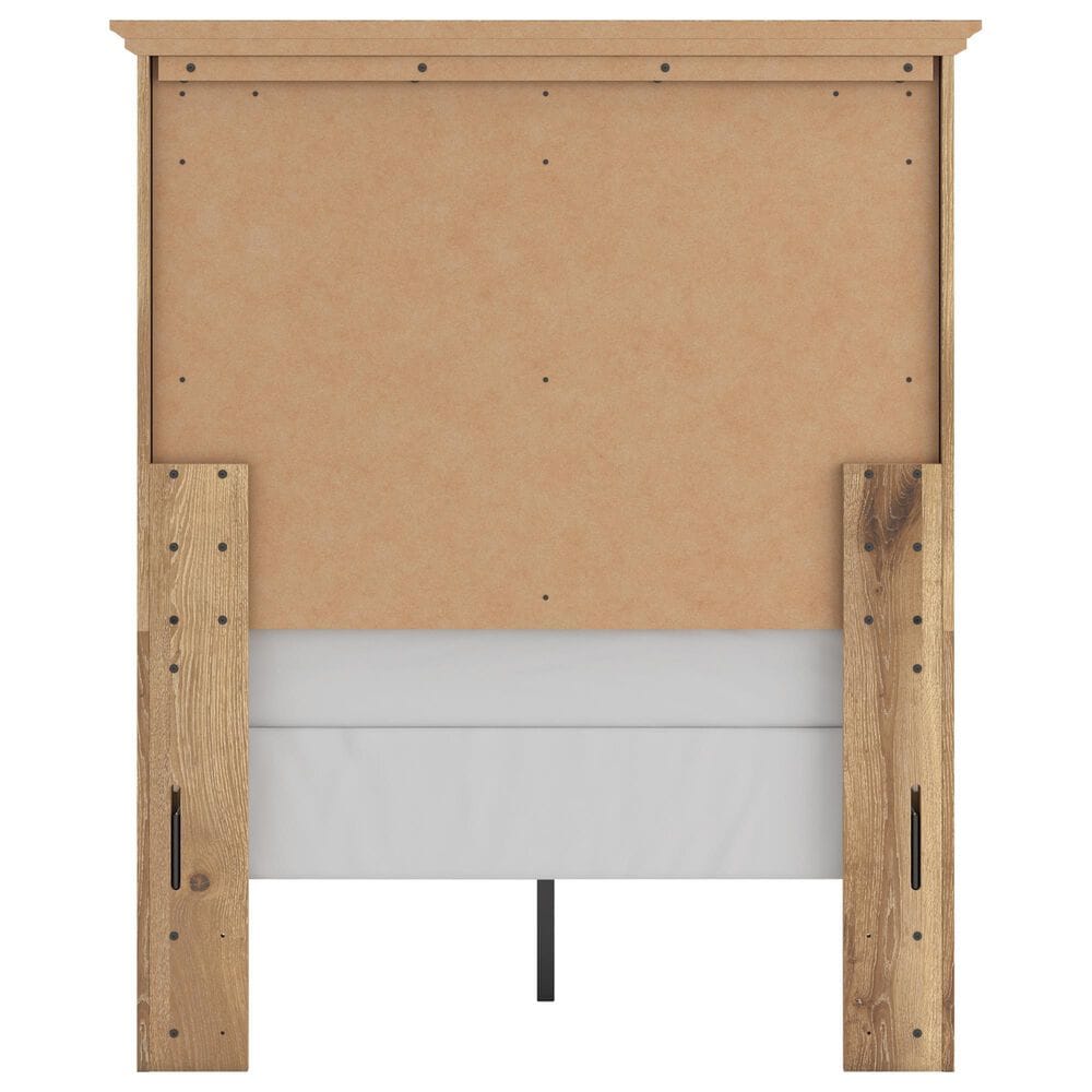 Ashley Makidern 4-Piece Twin Panel Bedroom Set in Natural Brown, , large