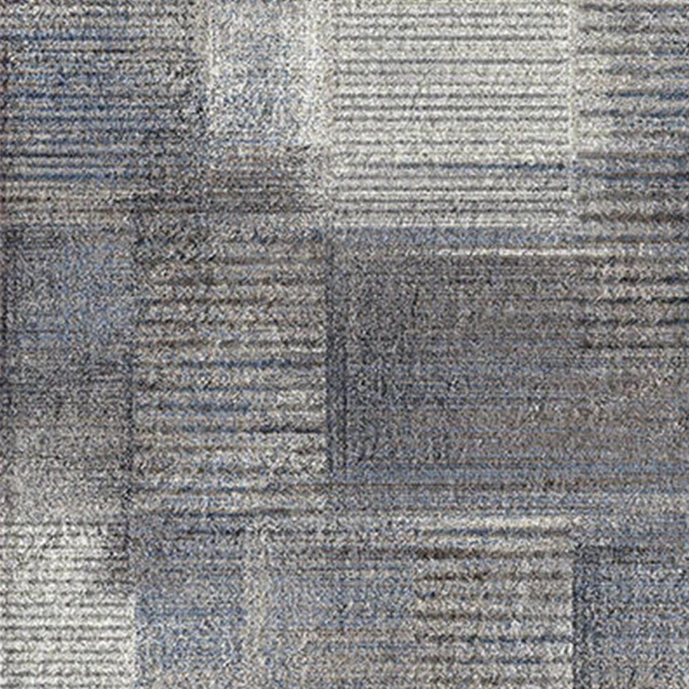 Trisha Yearwood Rug Collection Trisha Yearwood Relax Atlanta Rain 7&#39;10&quot; x 9&#39;10&quot; Brown and Blue Area Rug, , large
