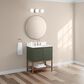 37B Isadore 30" Single Bathroom Vanity Cabinet in Deep Olive Green and White Composite Stone Top and Backsplash, , large