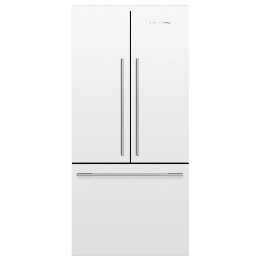 Fisher and Paykel 32" Freestanding French Door Refrigerator Freezer in White, , large
