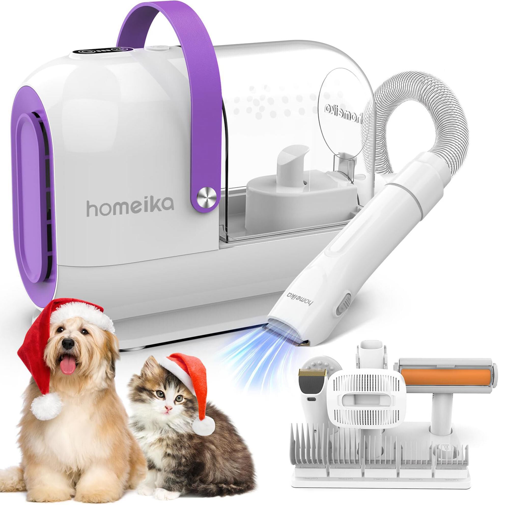 Homeika Pet Grooming 3L Vacuum with Pet Grooming Tools NFM