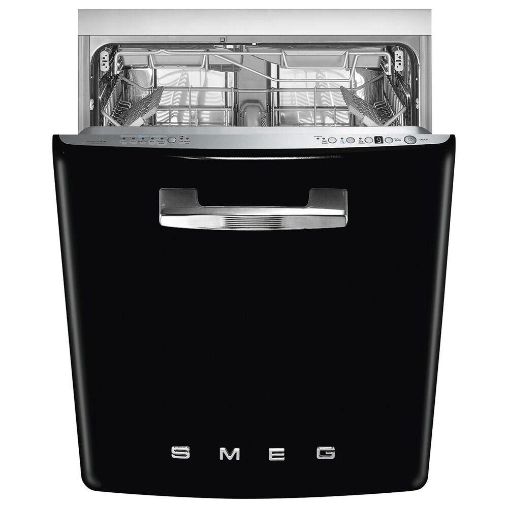 SMEG Retro-Style 24" Built-In Dishwasher in Black, , large