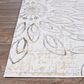 Couristan Calinda Summer Bliss 2" x 3" Gold, Silver and Ivory Area Rug, , large