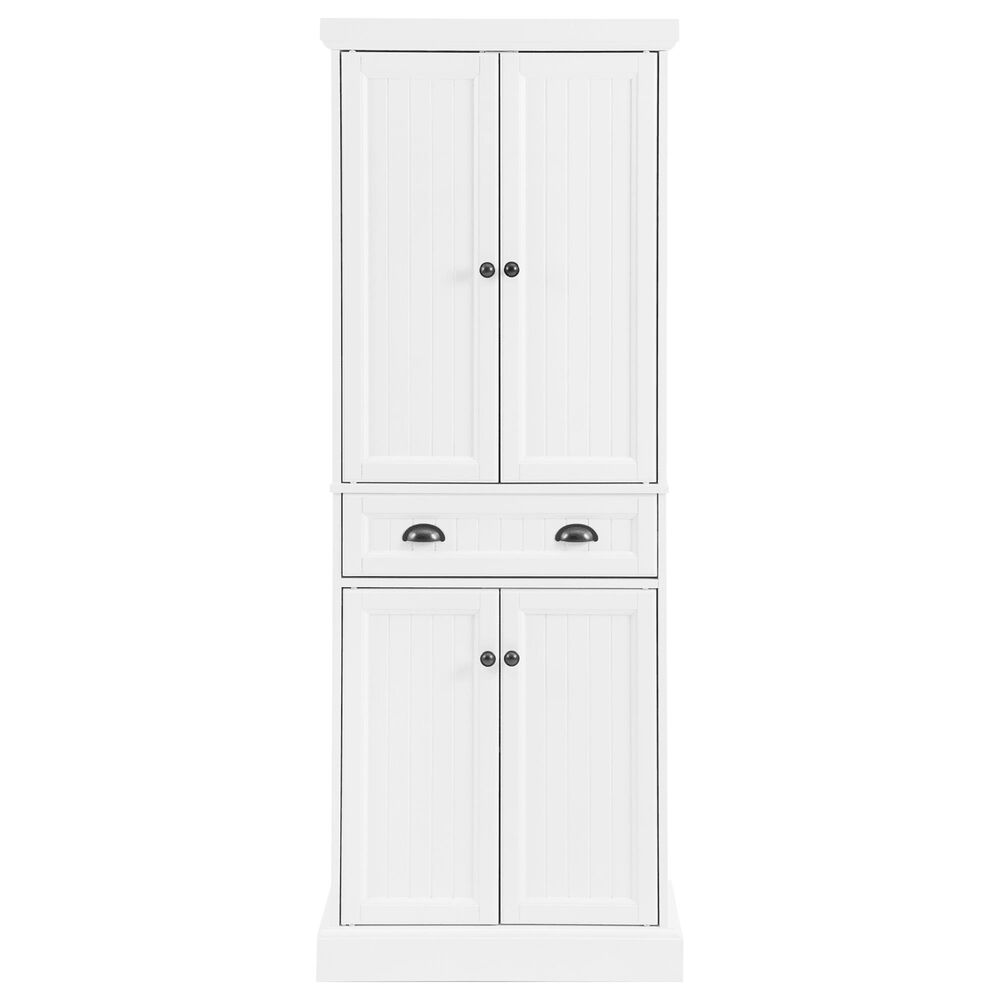 Crosley Furniture Shoreline Pantry in White, , large