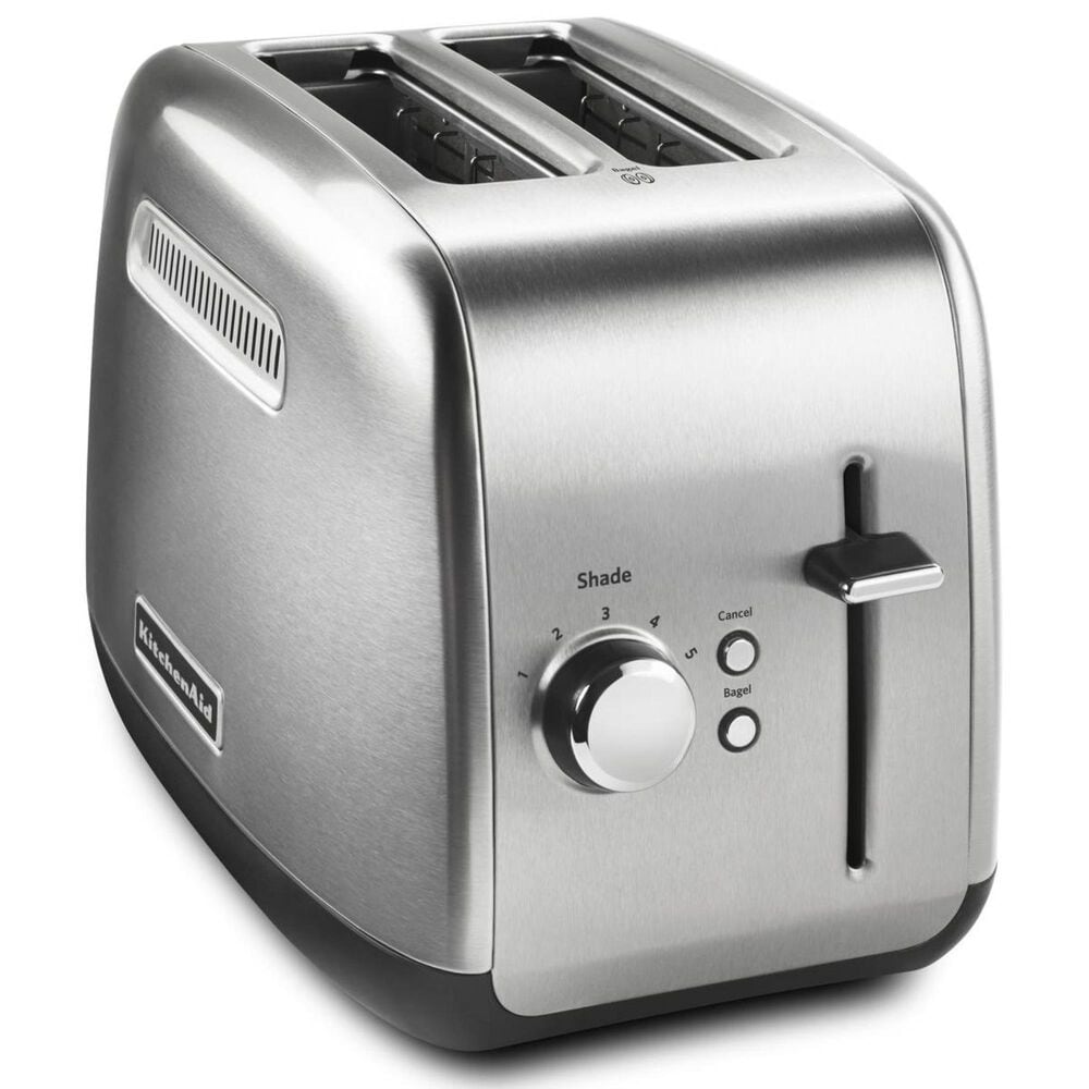 KitchenAid Two Slice Manual Toaster- Manual Lift in Brushed Stainless Steel, , large
