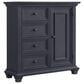 Oxford Baby Weston 4 Drawer 4 Shelf 1 Door Chifferobe in Midnight Slate, , large