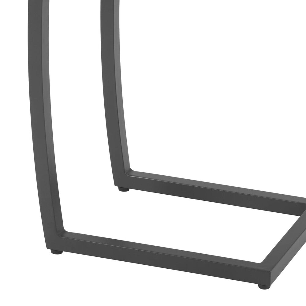 Zuo Modern Noga Patio End Table in Black, , large