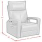 Mayberry Hill Eco Power Swivel Glider Recliner in Del Mar Grey, , large