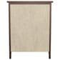 Archbold Furniture Shaker 3 Drawer Wide Nightstand in Brown Mahogany, , large