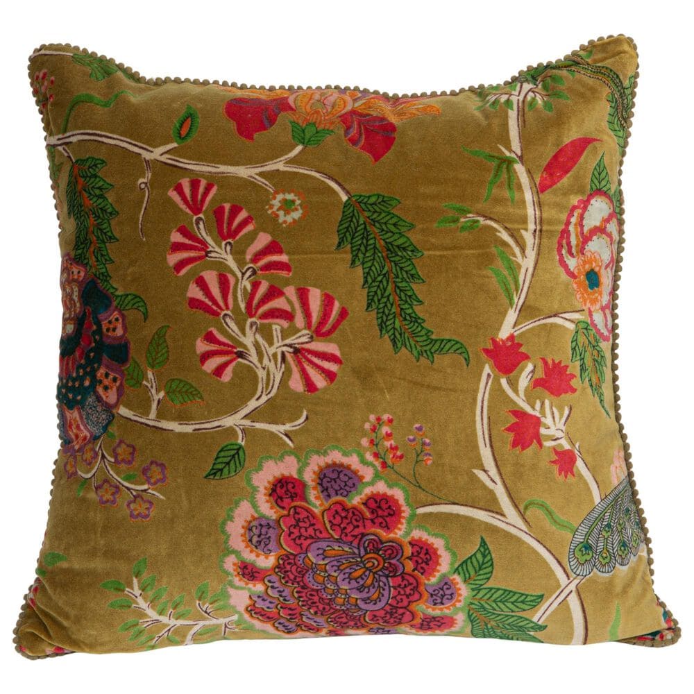 Creative Coop Botanist 20" Square Throw Pillow in Multicolor, , large
