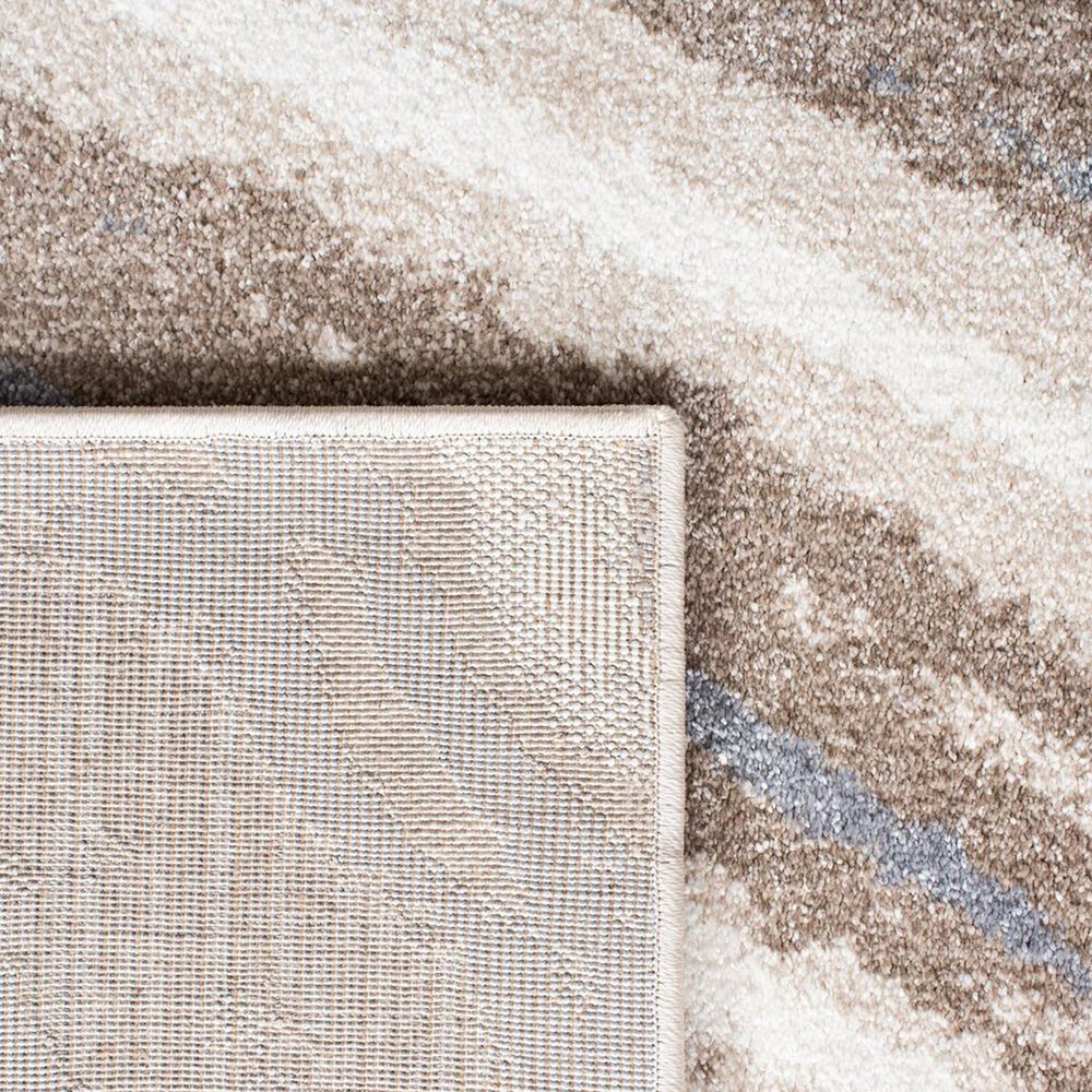 Safavieh Cyrus Shag CYR126A 2&#39;2&quot; x 9&#39; Ivory and Grey Runner, , large