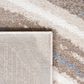 Safavieh Cyrus Shag CYR126A 2"2" x 9" Ivory and Grey Runner, , large