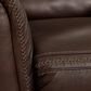 Ashley Alessandro Power Recliner in Walnut, , large