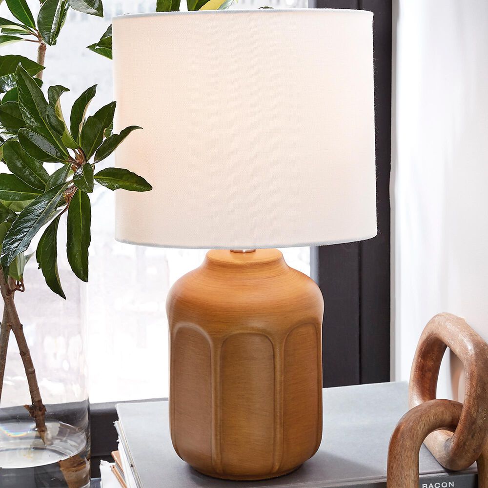 Ashley Gierburg Table Lamp in Antiqued Ochre, , large