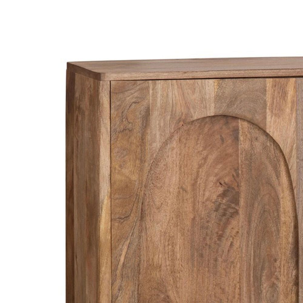 Crestview Collection Chateau 4-Door Media Sideboard in Brown, , large