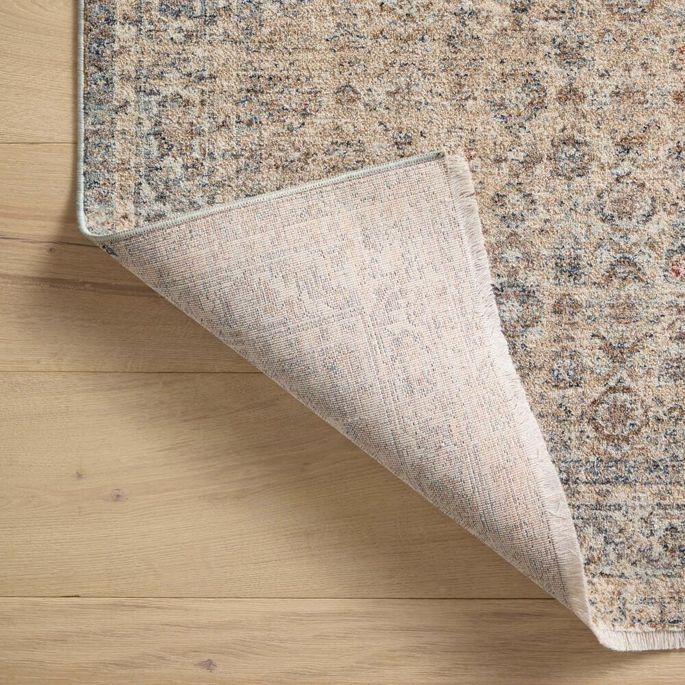 Angela Rose Blake 9&#39; x 13&#39; Beige and Denim Area Rug, , large