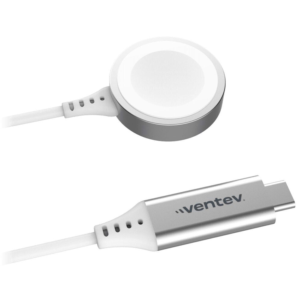 Ventev Ultrafast Wireless Charger for Apple Watch in White, , large