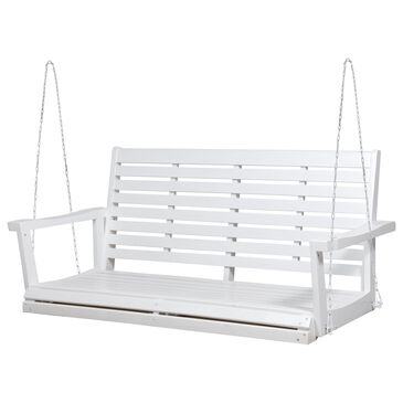 Noble House Tasmania Porch Swing in White and Black, , large