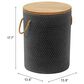 Zuo Modern Beban Side Table in Natural and Black, , large