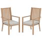 Hearth and Haven Outdoor All-Weather Aluminum Dining Chair in Gray (Set of 2), , large