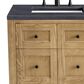 James Martin Vanities Breckenridge 30" Single Bathroom Vanity in Light Natural Oak with 3 cm Charcoal Soapstone Quartz Top and Rectangular Sink, , large