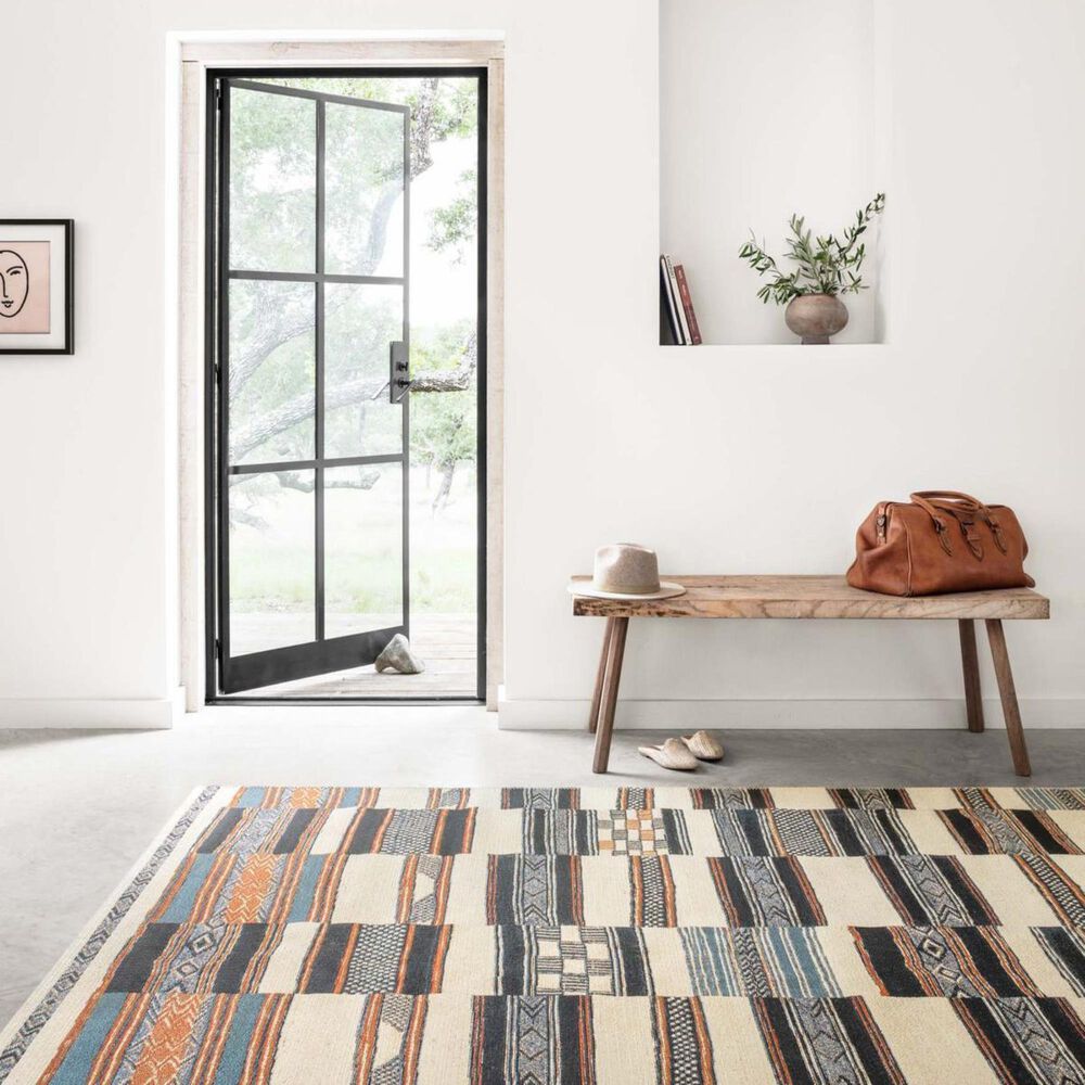 Loloi Mika 3&#39;11&quot; x 5&#39;11&quot; Ivory and Multicolor Area Performance Rug, , large