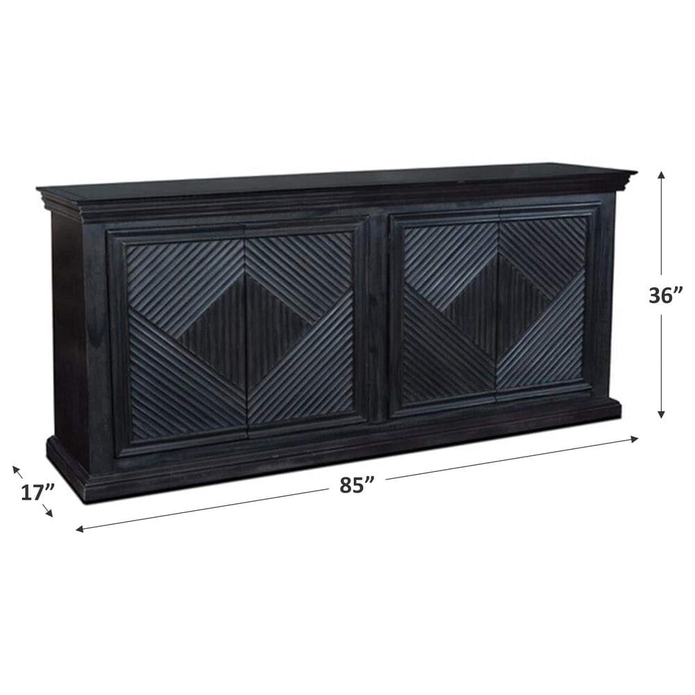 Sunset Bay Lennox 85&quot; Console in Black, , large