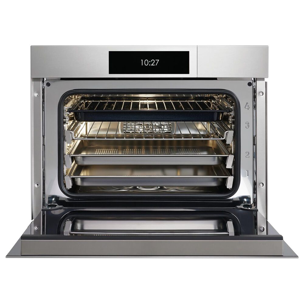 Wolf Appliances M Series 24" Single Electric Wall Oven with Convection Steam in Stainless Steel, , large
