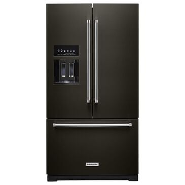 KitchenAid 26.8 Cu. Ft. Standard-Depth French Door Refrigerator with Exterior Ice and Water Dispenser, , large