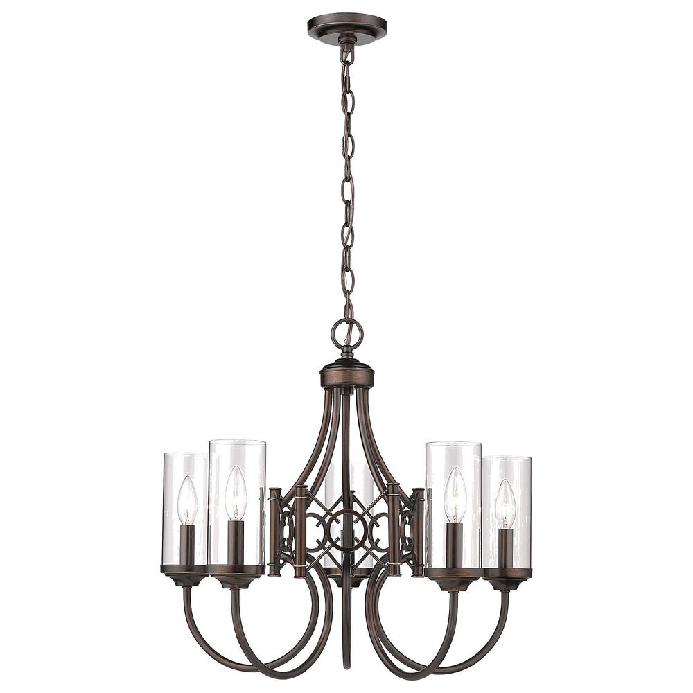 Golden Lighting Quincy 5-Light Chandelier in Cordoban Bronze, , large