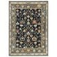 Amer Rugs Antiquity 9" x 12" Navy Blue Area Rug, , large