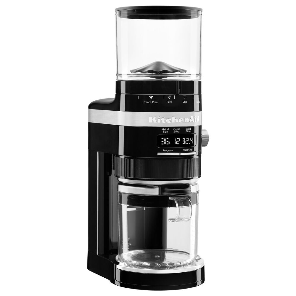 KitchenAid KCG0702OB Burr Coffee Grinder - Onyx Black