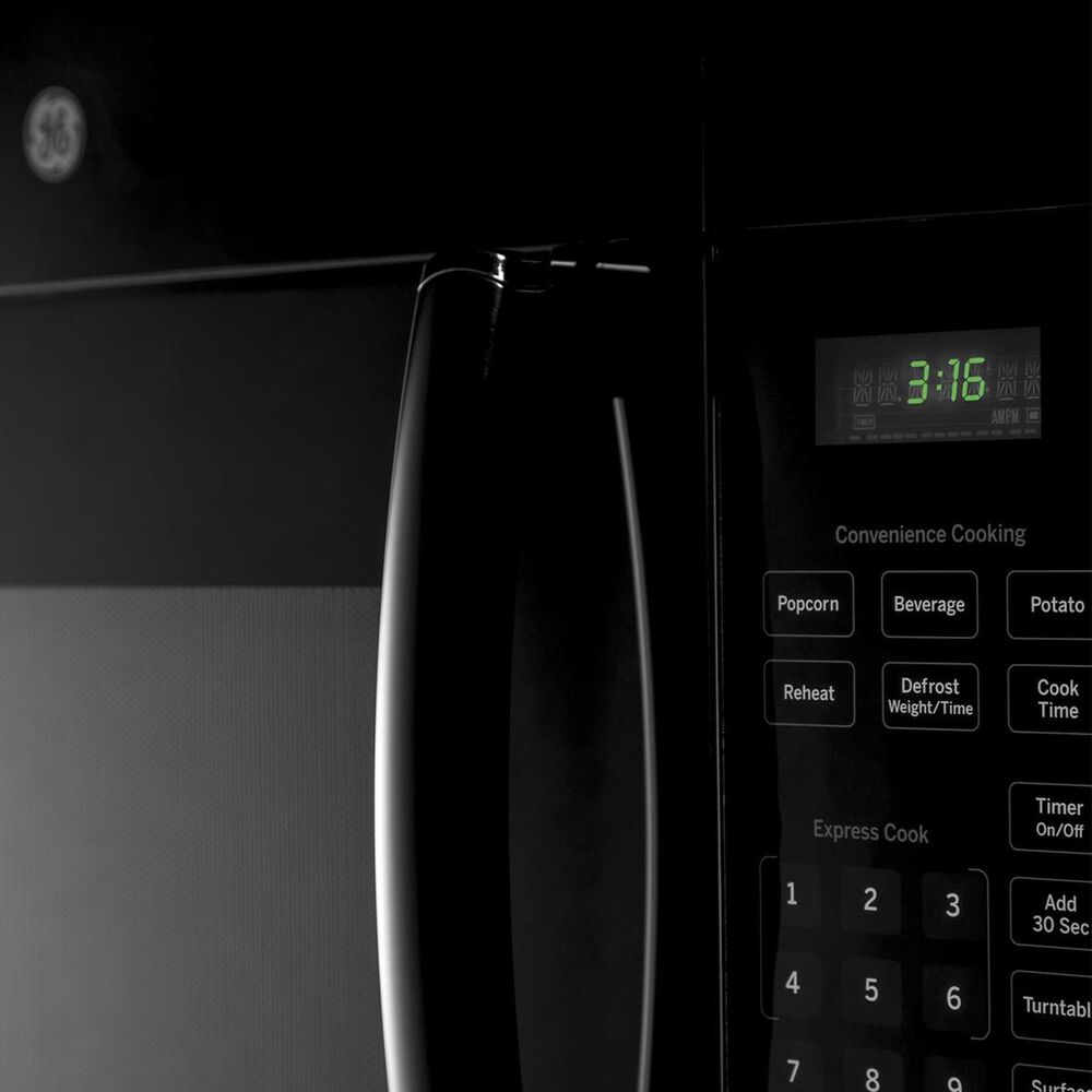 GE Appliances 1.6 Cu. Ft. Over the Range Microwave Oven with 1000 Watts in Black, , large