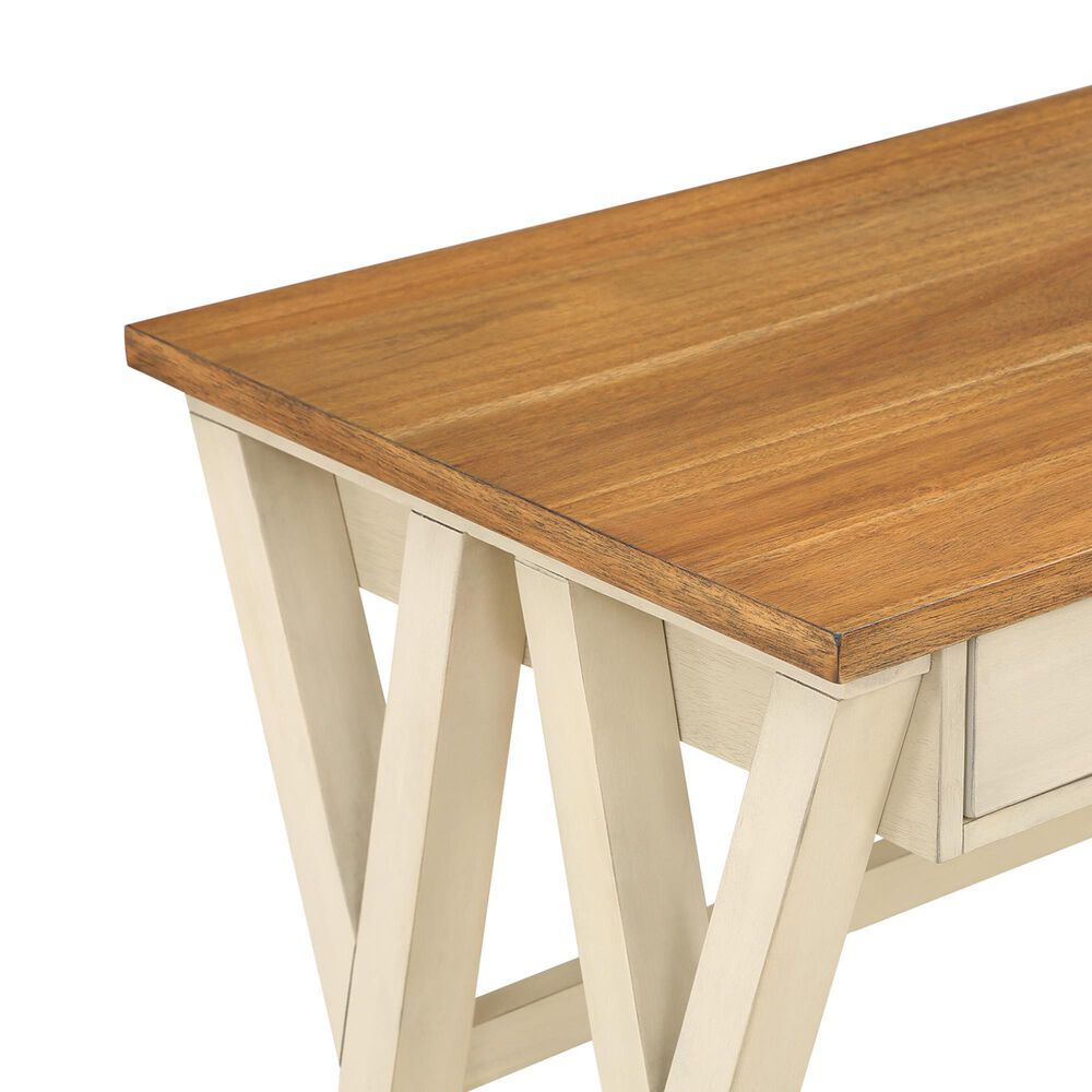 OSP Home Jericho Rustic Writing Desk in Antique White, , large