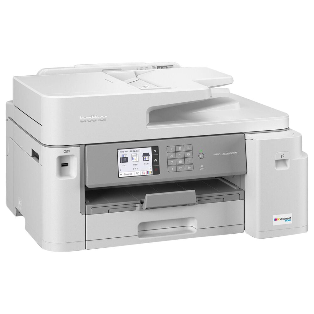 Brother INKvestment Tank MFC-J5855DW Wireless Color All-in-One Printer, , large