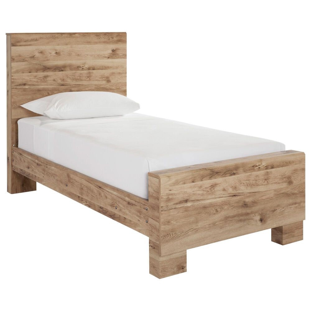 Ashley Hyanna Twin Bed in Golden Rustic Tan, , large