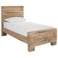 Ashley Hyanna Twin Bed in Golden Rustic Tan, , large