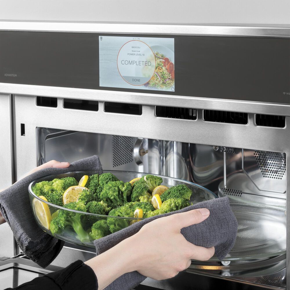 Cafe 1.7 Cu. Ft. 30&quot; Built-In Smart Microwave Oven with 120V Advantium Technology in Stainless Steel, , large