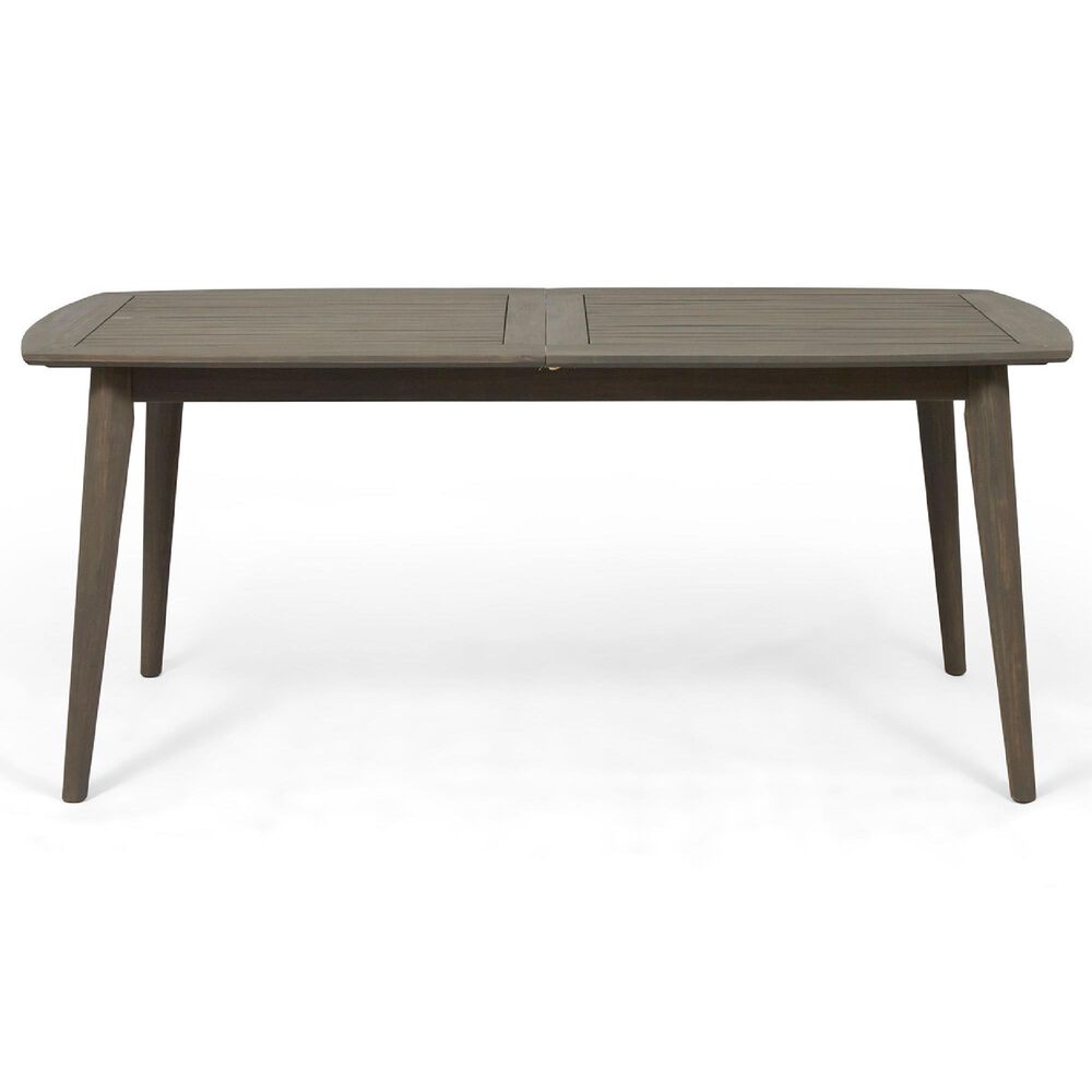 Noble House Stamford 9-Piece Patio Dining Set in Gray, , large
