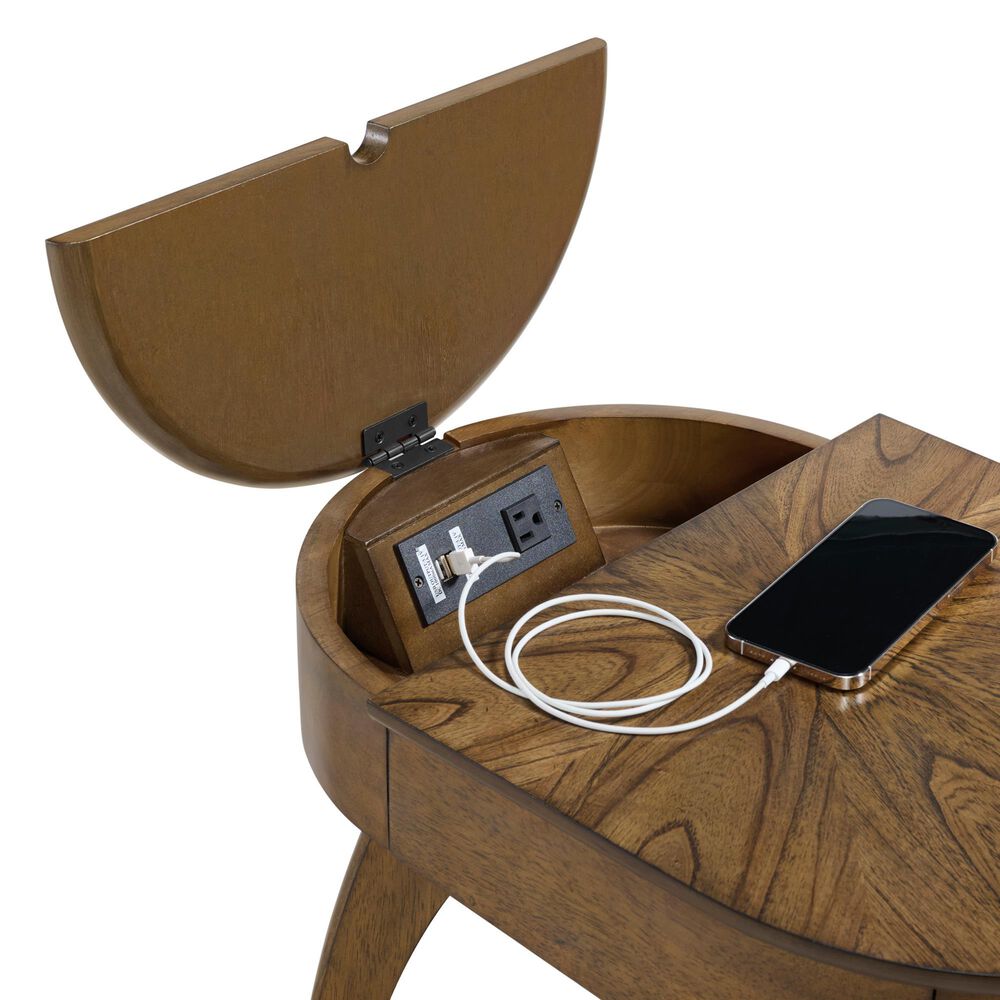 Forma &amp; Co LAX Chairside Table in Nutmeg, , large