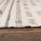 RIZZY Nova Silver, Ivory, Beige and Brown 4" x 6" Area Rug, , large