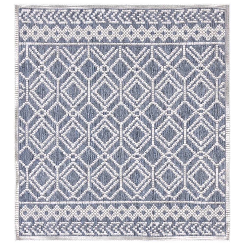 Safavieh Martha Stewart Cyprus 6"7" Square Grey and Ivory Area Rug, , large