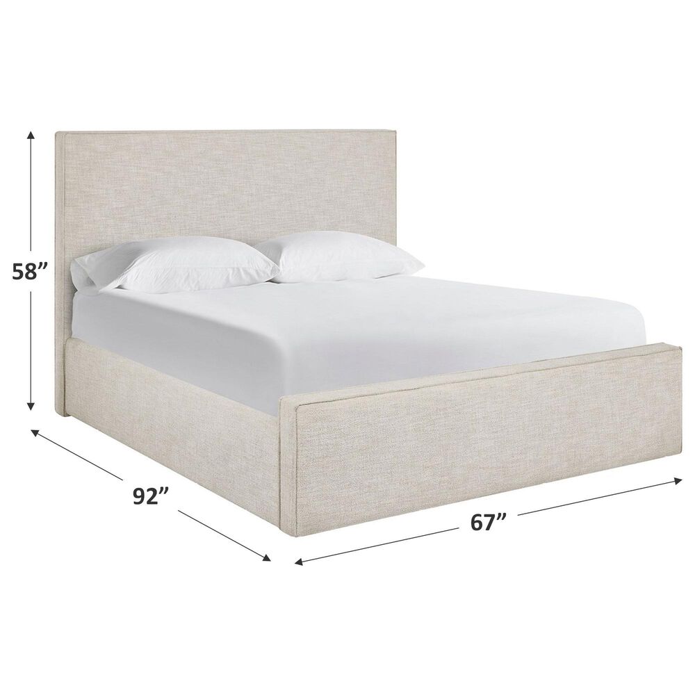 Universal Furniture Oasis Queen Upholstered Panel Bed in Yukon Sand, , large