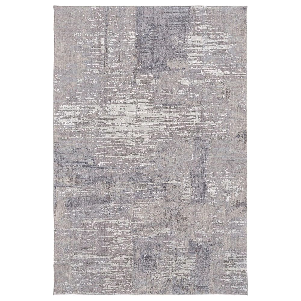 Feizy 39G1F Lennon Gray / Blue 1"8" x 2"10" Area Rug, , large
