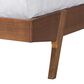 Baxton Studio Senna King Platform Bed in Walnut Brown, , large