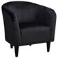Overman USA Tub Accent Chair in Bella Black, , large
