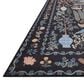 Rifle Paper Co. x Loloi Menagerie Camont MEN-03 7"6" x 9"6" Black Area Rug, , large