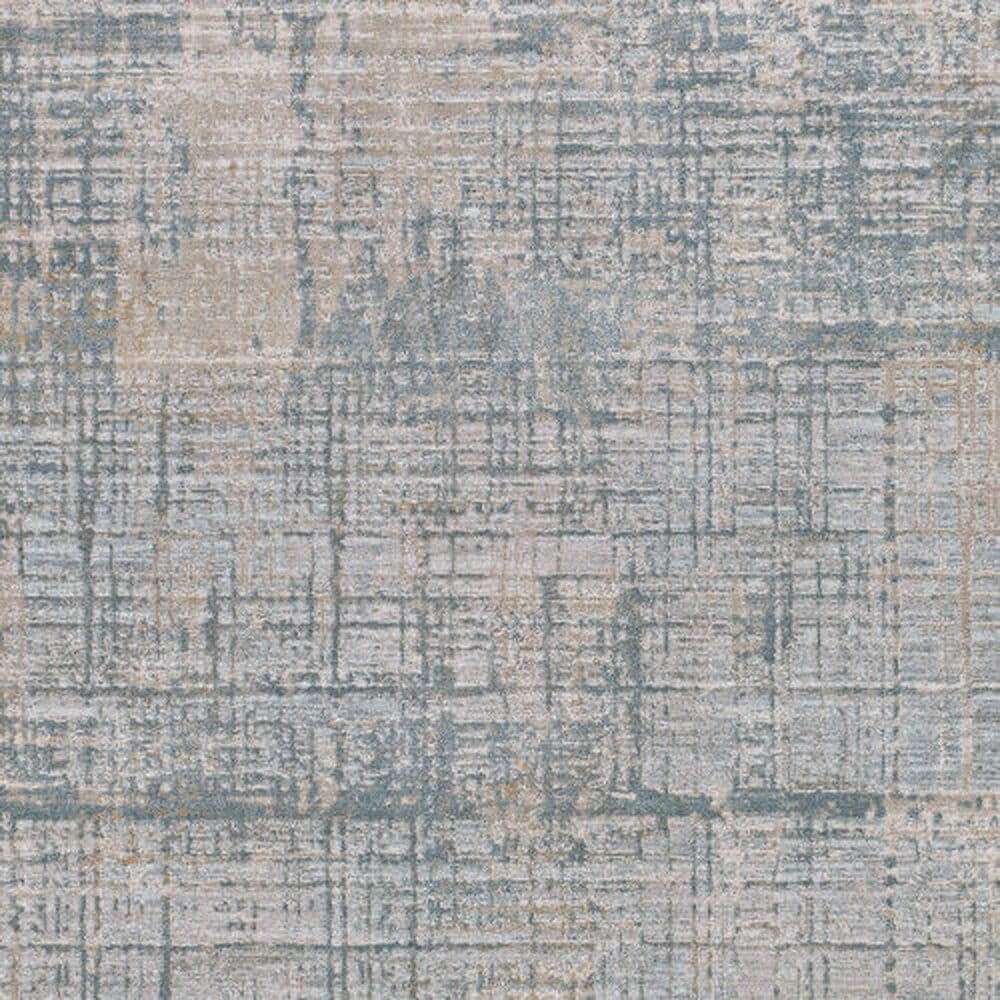 Surya Brunswick 2&#39;7&quot; x 7&#39;3&quot; Dusty Sage, Taupe, Light Gray, White, Pale Blue, Olive and Teal Runner, , large
