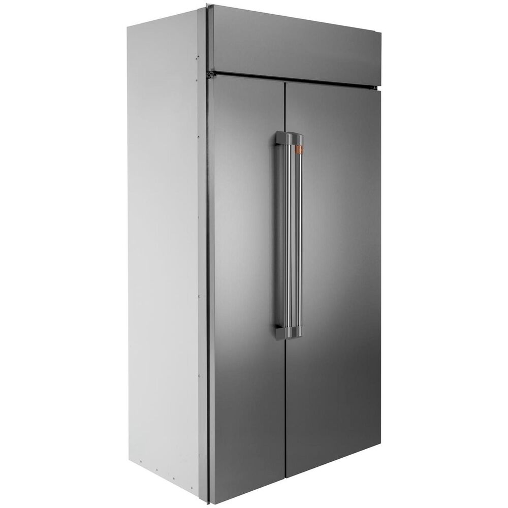 Cafe 48&quot; Wide 29.6 Cu. Ft. Side-by-Side Built-In Refrigerator in Stainless Steel, , large